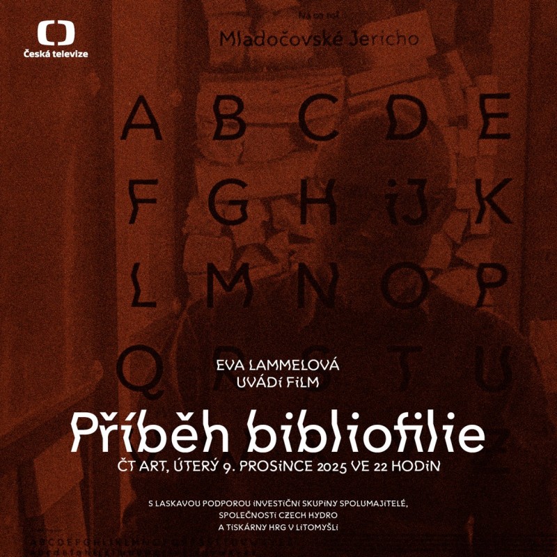 Eva Lammelová uvádí film Příběh bibliofilie na ČT Art v úterý 9. prosince 2025 ve 22 hodin. 
