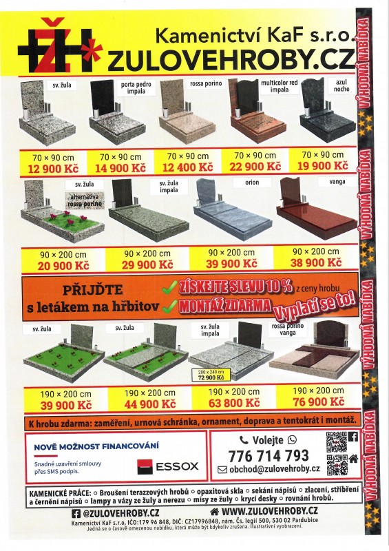 Nabídka hrobového zařízení