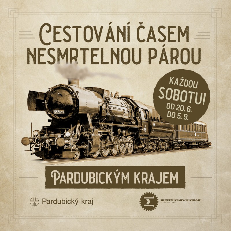 Tip na letní výlet: Pozvánka na další ročník letních jízd parních vlaků Pardubickým krajem. Více informací naleznete v přiloženém příspěvku.