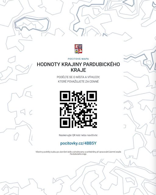 Hodnoty krajiny Pardubického kraje – zapojte se do pocitové mapy